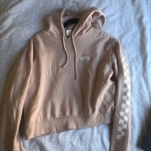VANS Cropped Pink Hoodie